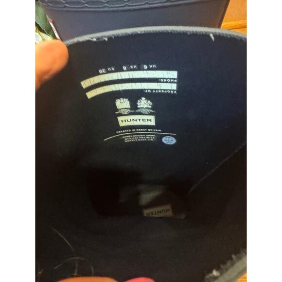 nwob Hunters Boots Women's Original BLACK Short Boots UK6 US 8 (1500 - Picture 5 of 12